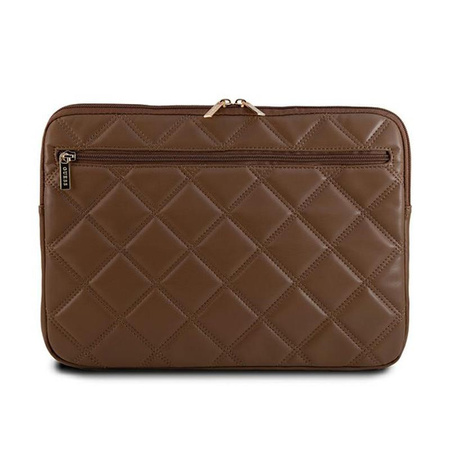 Guess Quilted 4G Sleeve - Etui na notebooka 13" / 14" (brązowy)