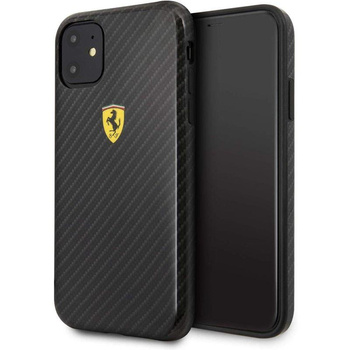 Ferrari On Truck Racing Shield Hardcase - Etui iPhone 11 (Carbon Effect/Black)