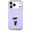 Karl Lagerfeld IML Aquarelle Karl & Choupette & Logo MagSafe - Etui iPhone 17 Pro Max (fioletowy)