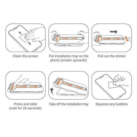Crong EasyShield 2-Pack - Szkło hartowane iPhone 16e / iPhone 14 / iPhone 13 / iPhone 13 Pro (2 sztuki)