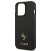 Guess Saffiano 4G Small Metal Logo – Etui iPhone 13 Pro Max (czarny)