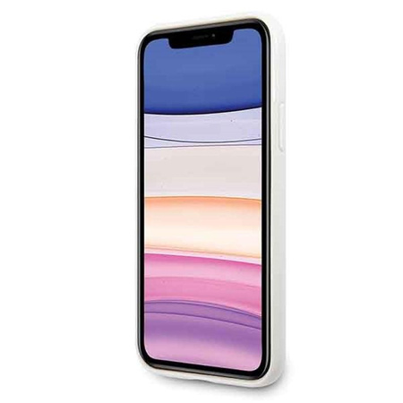Guess Marble - Etui iPhone 11 (biały)