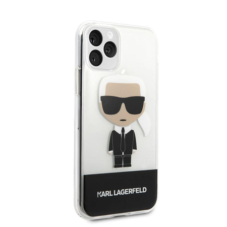 Karl Lagerfeld Iconic Karl - Etui iPhone 11 Pro (przezroczysty)