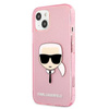 Karl Lagerfeld Karl’s Head Glitter - Etui iPhone 13 (różowy)