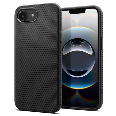 Spigen Liquid Air - Etui do iPhone 16e (Matte Black)