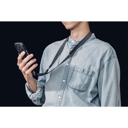 Moshi Altra - Etui z odpinaną smyczką iPhone 13 Pro Max (antybakteryjne NanoShield™) (Blue)