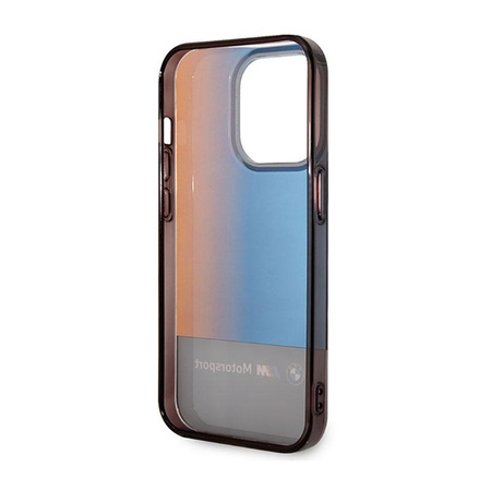 BMW Half Tricolor - Etui iPhone 14 Pro (czarny)