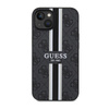 Guess 4G Printed Stripes MagSafe - Etui iPhone 14 (Czarny)