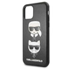 Karl Lagerfeld Embossed Case Karl & Choupette - Etui iPhone 11 (Black)