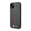 BMW Quilted Tricolor - Etui iPhone 14 Plus (szary)