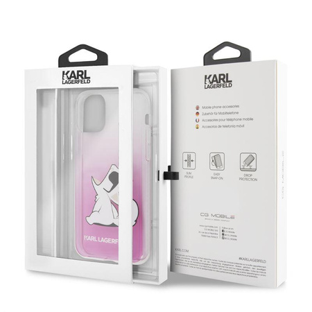 Karl Lagerfeld Choupette Fun Sunglasses - Etui iPhone 11 (różowy)