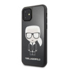 Karl Lagerfeld Double Layer Glitter Iconic - Etui iPhone 11 (czarny)