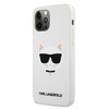 Karl Lagerfeld Choupette Head Silicone - Etui iPhone 12 Pro Max (biały)