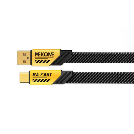 WEKOME WDC-190 Mecha Series - Kabel połączeniowy USB-A do USB-C Fast Charging 1 m (Żółty)