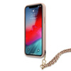 Guess Saffiano Chain - Etui iPhone 12 Pro Max (różowy)