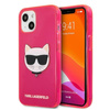 Karl Lagerfeld Choupette Head - Etui iPhone 13 (fluo różowy)
