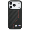 BMW M Carbon Line & Logo MagSafe - Etui iPhone 17 Pro (czerwony)