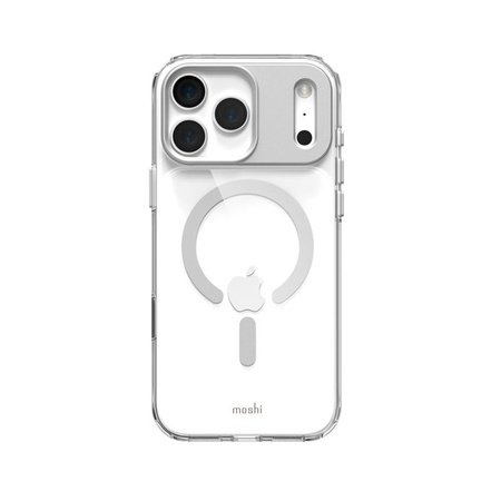 Moshi iGlaze MagSafe - Etui iPhone 17 Pro Max (Luna Silver)