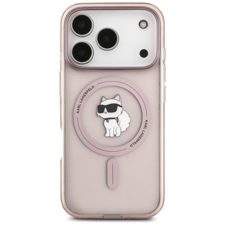 Karl Lagerfeld IML Choupette MagSafe - Etui iPhone 17 Pro (różowy)