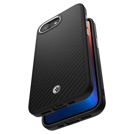 Spigen Enzo Aramid Mag MagSafe - Etui do iPhone 16e (Czarny)