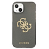 Guess Glitter 4G Big Logo - Etui iPhone 13 (czarny)
