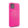 Guess Slilicon 4G Tone on Tone Logo - Etui iPhone 11 Pro (Fuchsia)