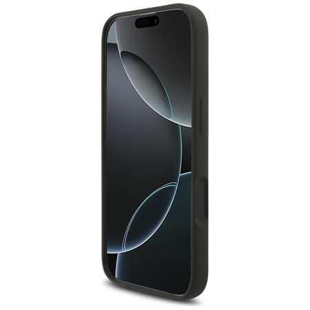 Karl Lagerfeld Silicone Karl & Choupette Ring MagSafe - Etui iPhone 17 (czarny)