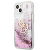 Guess Liquid Glitter 4G Big Logo - Etui iPhone 13 (różowy)