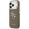 Guess Grained Big 4G Classic Logo - Etui iPhone 17 Pro (brązowy)