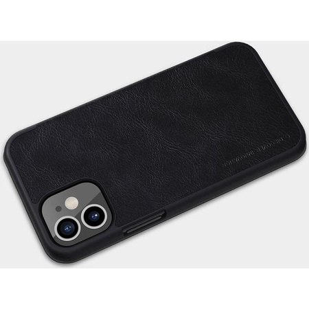 Nillkin Qin Leather Case - Etui Apple iPhone 12 Mini (Black)