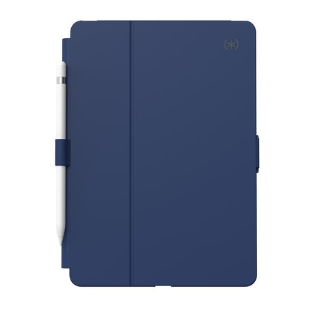 Speck Balance Folio - Etui iPad 10.2” 9 (2021) / 8 (2020) / 7 (2019) z powłoką MICROBAN (Coastal Blue/Charcoal Grey)