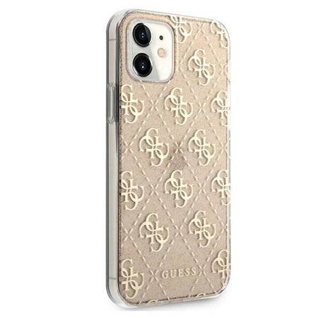 Guess 4G Glitter - Etui iPhone 12 Mini (Gold)