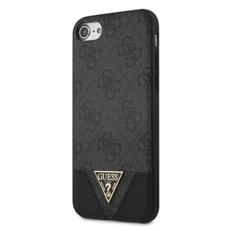 Guess 4G Triangle Collection - Etui iPhone SE / 8 / 7 (szary)