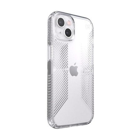 Speck Presidio Perfect-Clear with Grips - Etui iPhone 13 z powłoką MICROBAN (Clear)