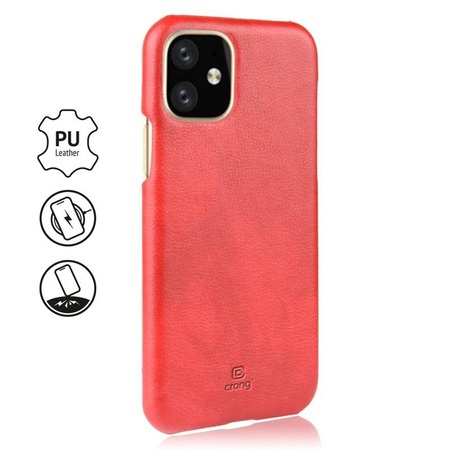 Crong Essential Cover - Etui iPhone 11 (czerwony)