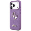 Guess Fixed Glitter Big 4G - Etui iPhone 17 Pro (liliowy)