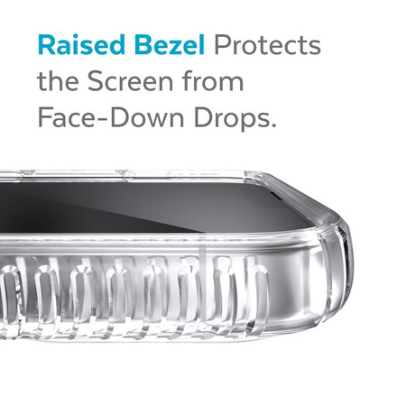 Speck Presidio Perfect-Clear with Grips - Etui iPhone 13 Pro z powłoką MICROBAN (Clear)