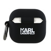 Karl Lagerfeld Silicone Choupette Head 3D - Etui AirPods 4 (czarny)
