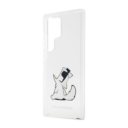 Karl Lagerfeld Choupette Fun - Etui Samsung Galaxy S23 Ultra (przezroczysty)
