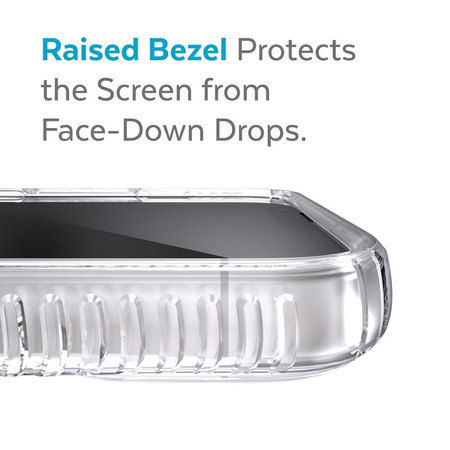 Speck Presidio Perfect-Clear with Grips - Etui iPhone 13 z powłoką MICROBAN (Clear)