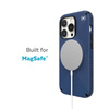 Speck Presidio2 Grip MagSafe - Antypoślizgowe etui iPhone 14 Pro (Coastal Blue / Black / White)