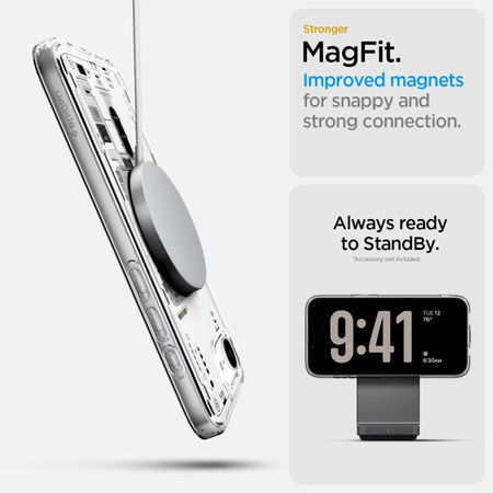 Spigen Ultra Hybrid Mag MagSafe - Etui do iPhone 16e (Zero One)