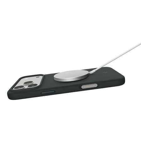 Spigen Silicone Fit Mag MagSafe - Etui do iPhone 17 Pro (Abyss Green)