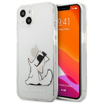 Karl Lagerfeld Choupette Fun - Etui iPhone 13 (przezroczysty)