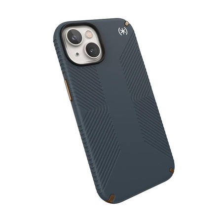Speck Presidio2 Grip - Antypoślizgowe etui iPhone 14 / iPhone 13 (Charcoal / Cool Bronze / Slate)