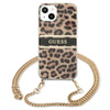Guess Leopard Gold Stripe Crossbody - Etui iPhone 13
