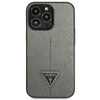 Guess Saffiano Triangle Logo Case – Etui iPhone 13 Pro (srebrny)