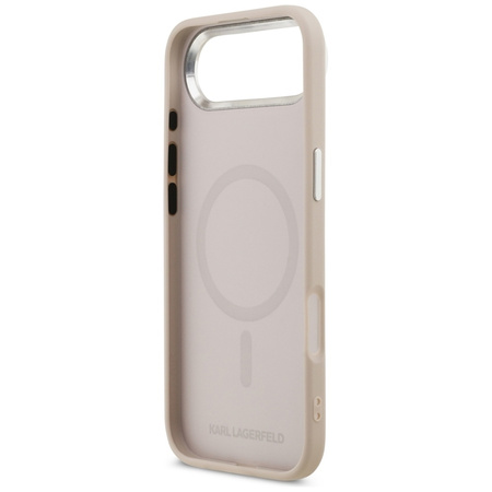 Karl Lagerfeld Karl & Choupette Pins MagSafe - Etui iPhone Air (różowy)