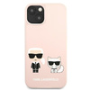 Karl Lagerfeld Slilicone Karl & Choupette - Etui iPhone 13 Mini (różowy)