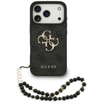 Guess 4G Strap 4G Classic Logo - Etui iPhone 17 Pro (czarny)